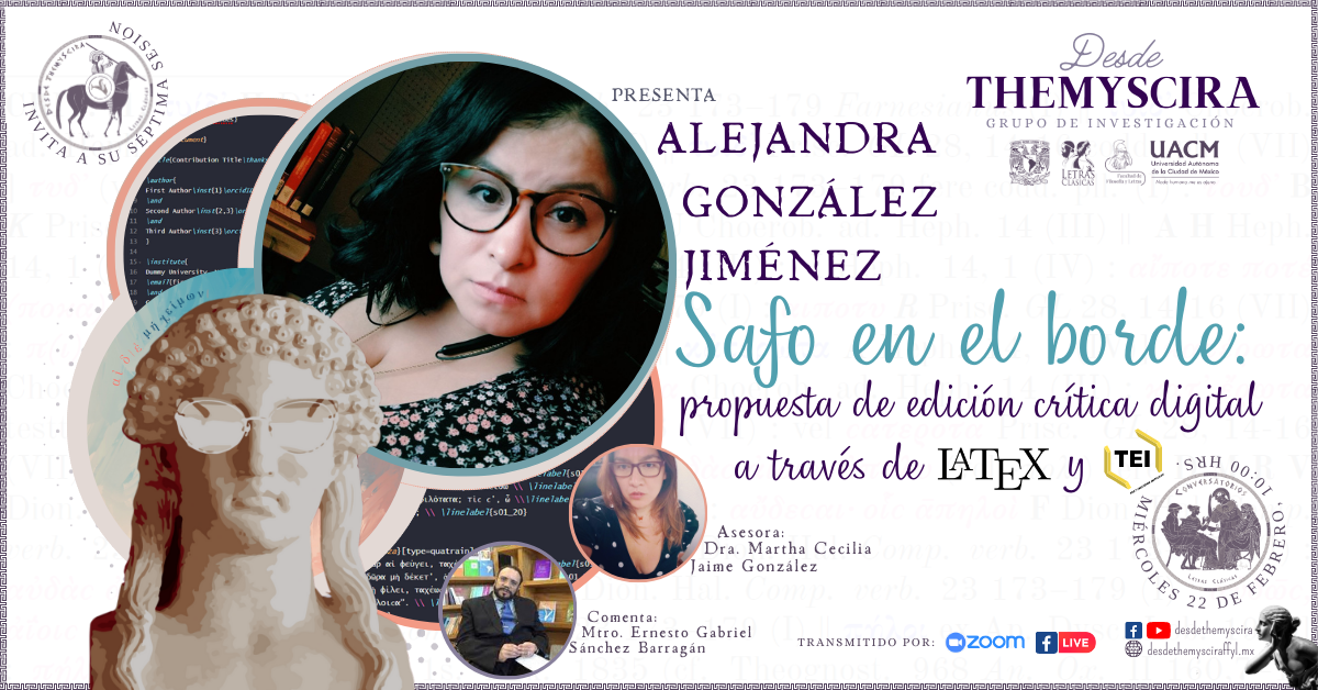 Alejandra González Jiménez, Safo en el borde: propuesta de edición crítica digital a través de LaTeX y TEI